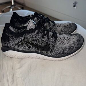 Nike Free Black and White Sneakers